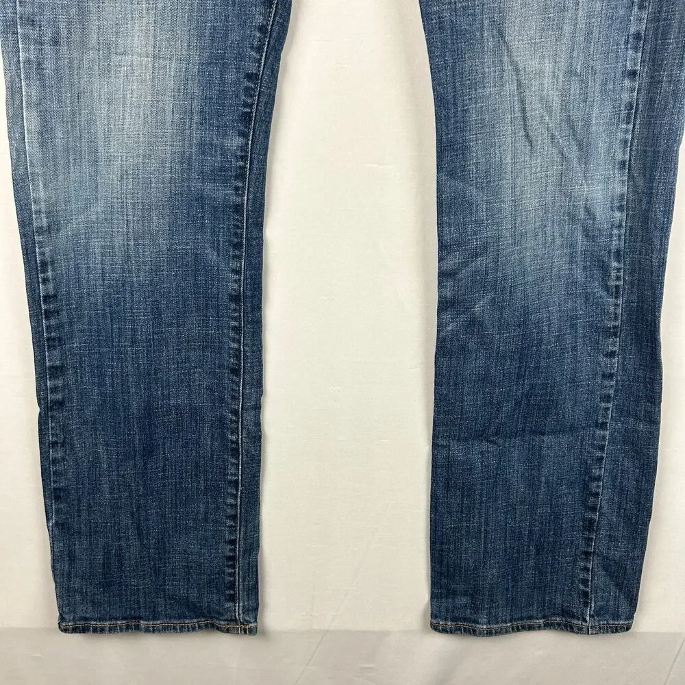 Lucky Brand 181 Relaxed Blue Denim Stretch Jeans Men's Size 32x34